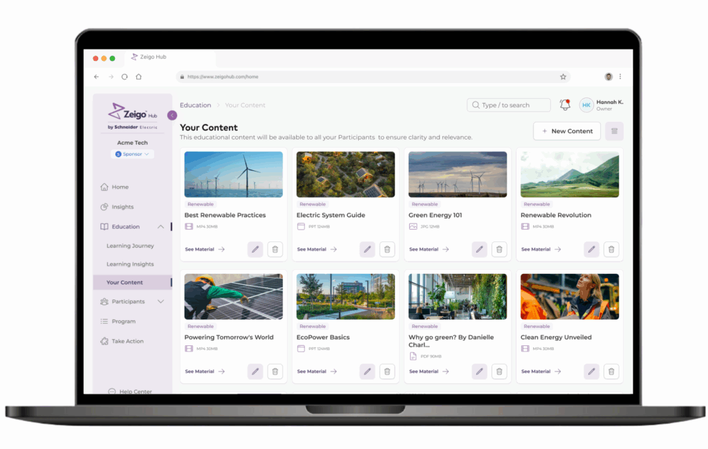 | zeigo sustainability software
