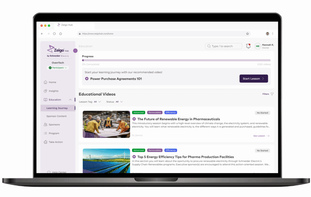 | zeigo sustainability software